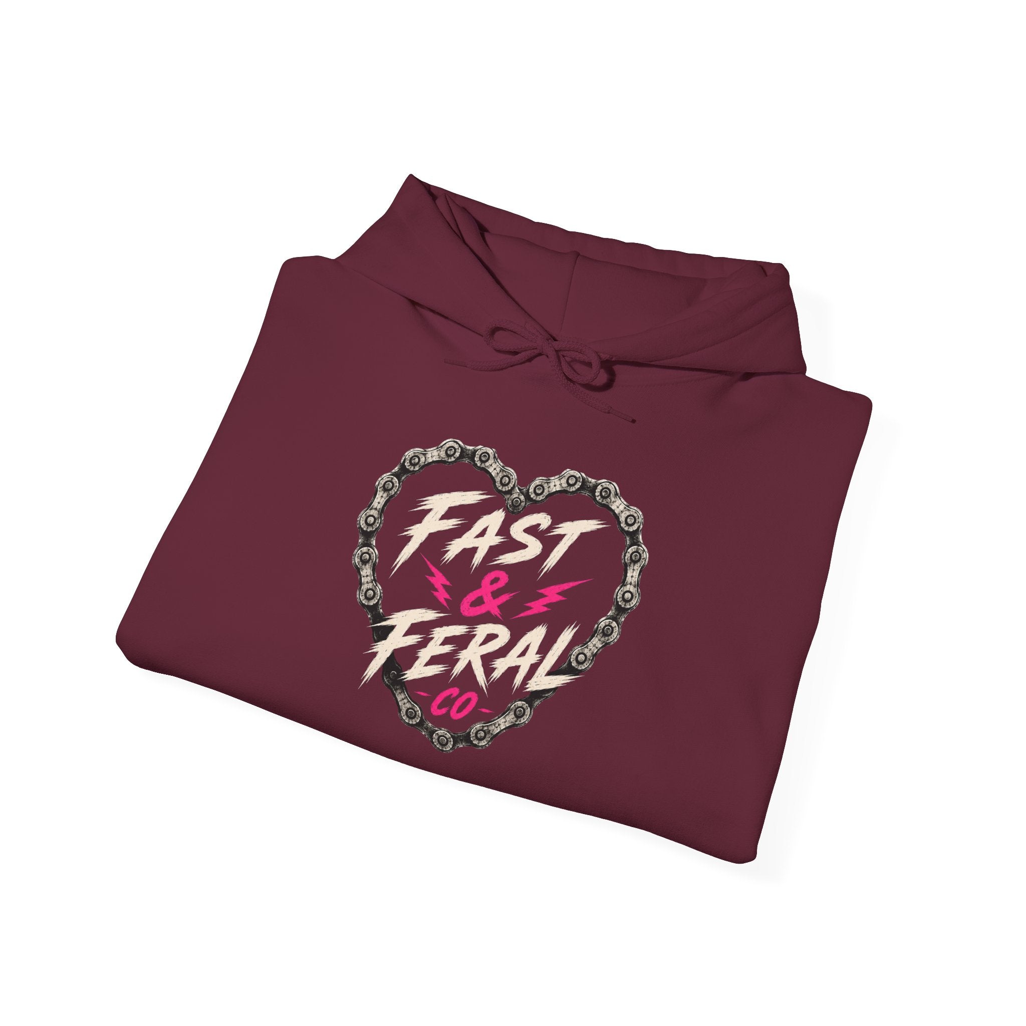 Ferals Feen (White Font) Hoodie