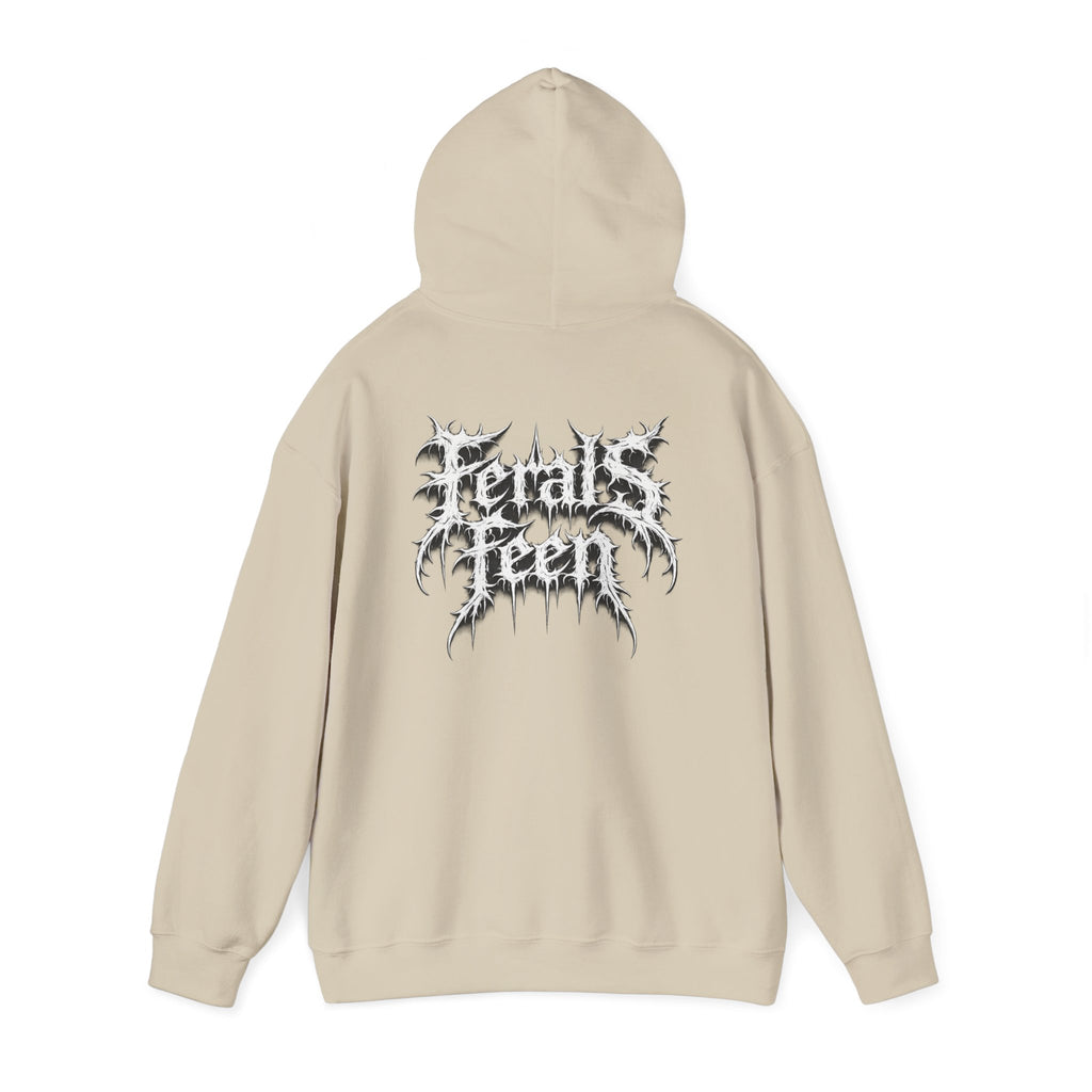 Ferals Feen (White Font) Hoodie
