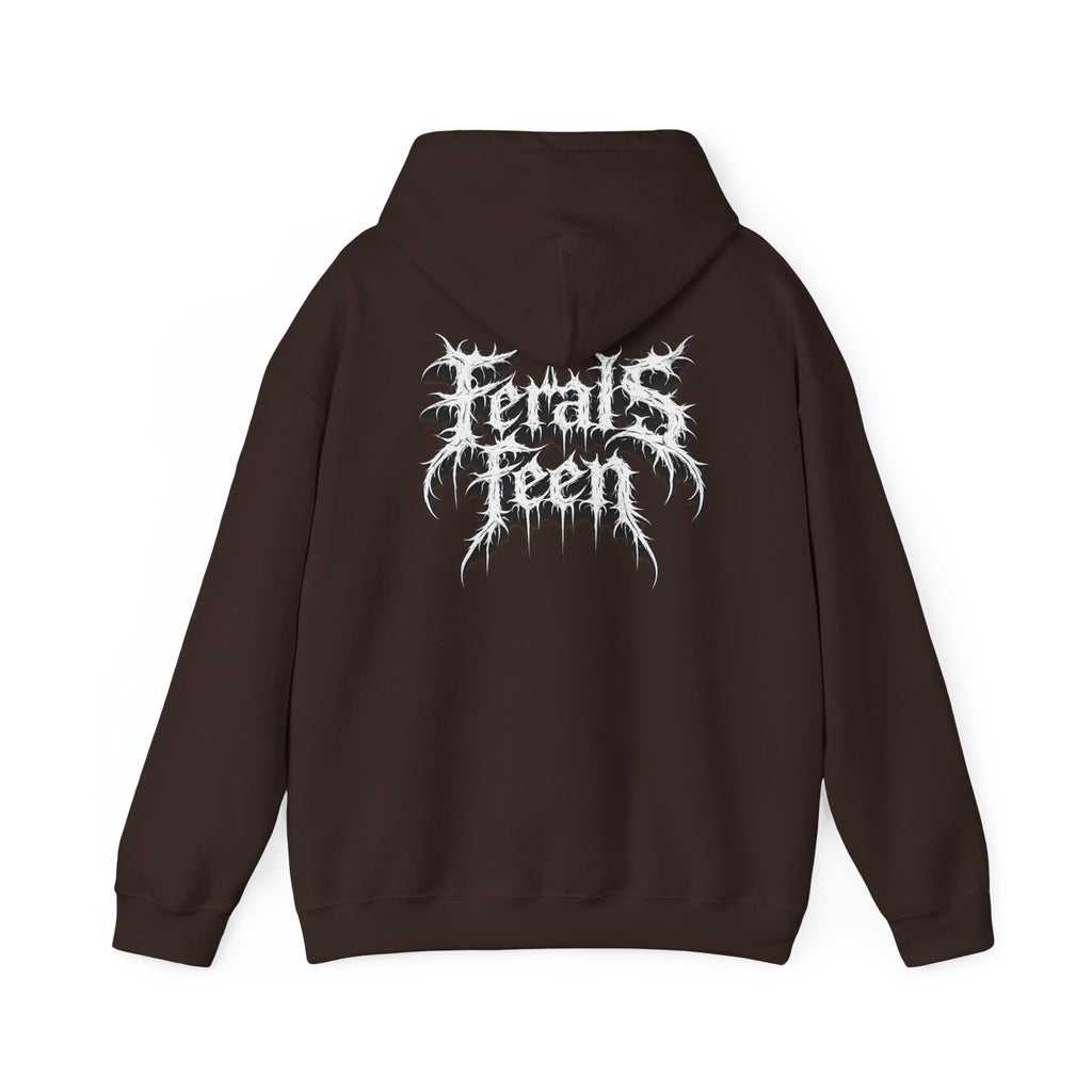 Ferals Feen (White Font) Hoodie