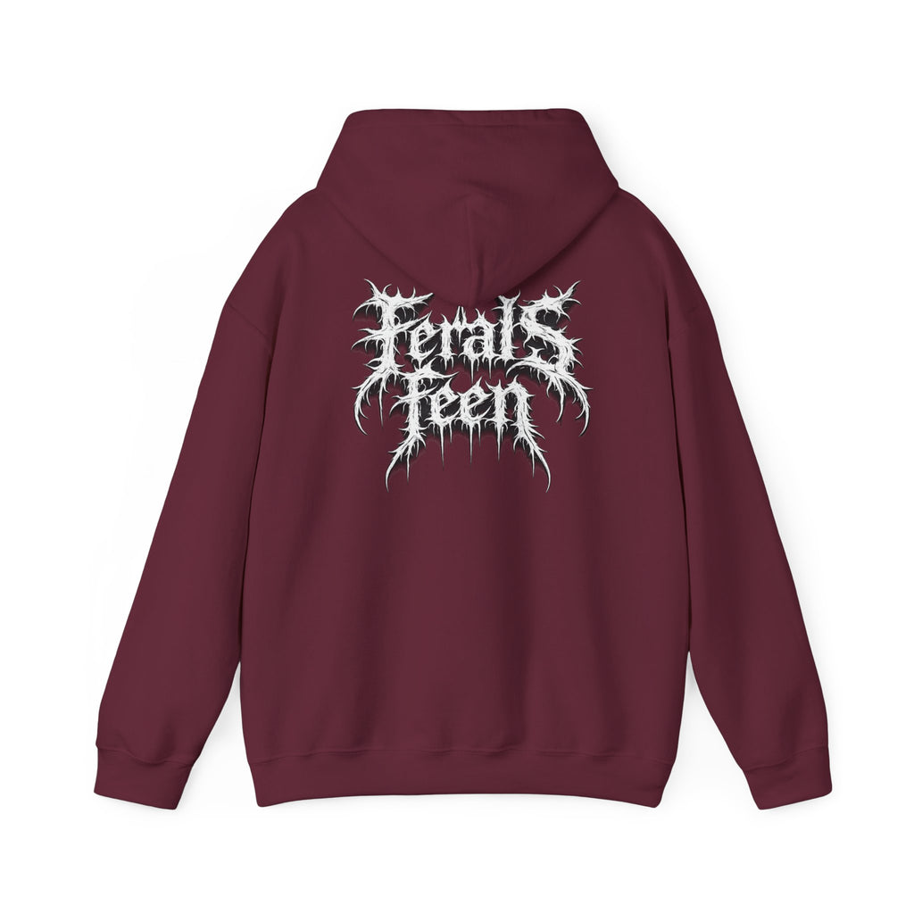 Ferals Feen (White Font) Hoodie
