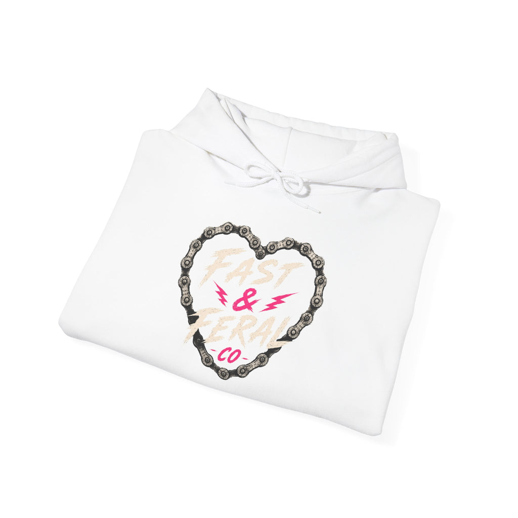 Ferals Feen (White Font) Hoodie