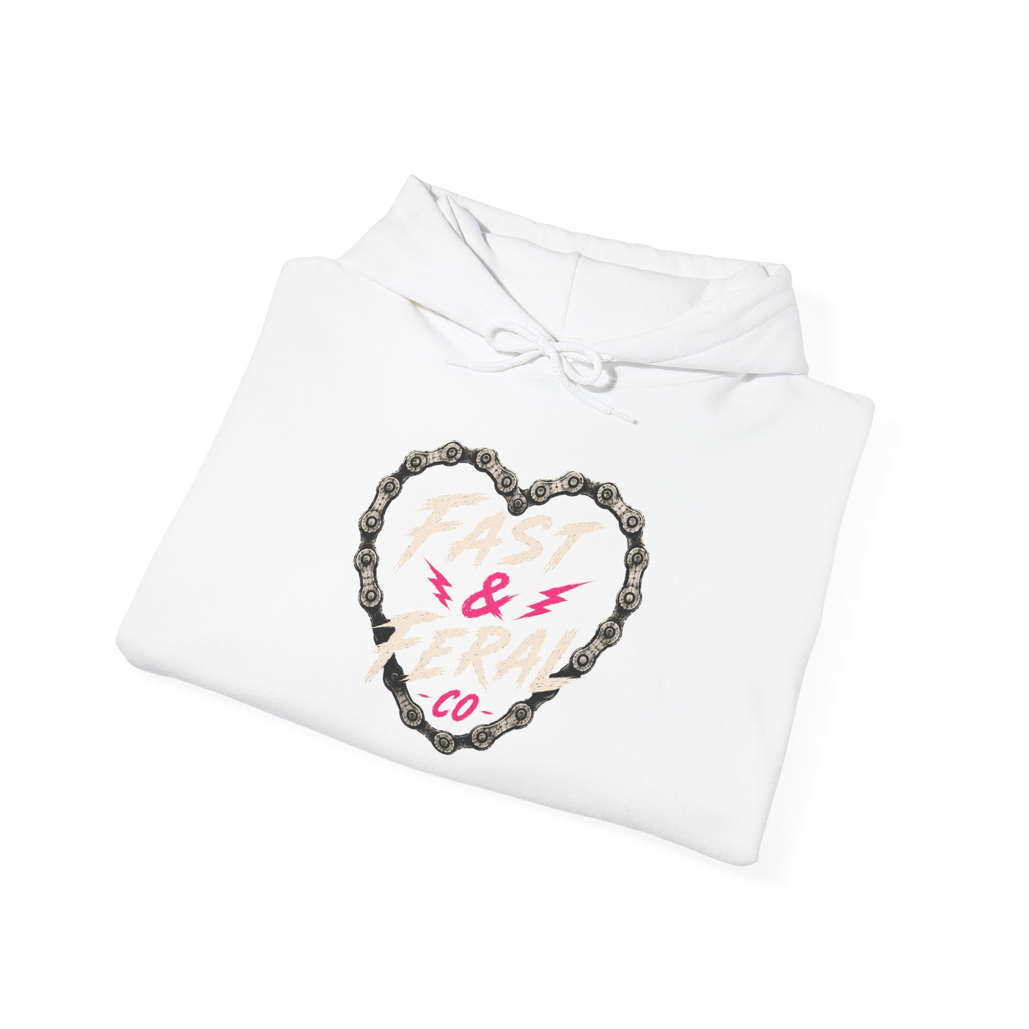 Ferals Feen (White Font) Hoodie