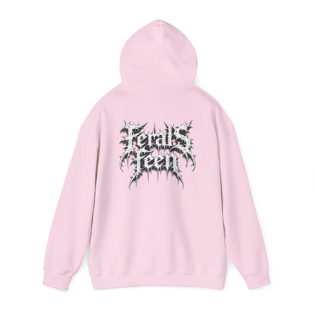 Ferals Feen (White Font) Hoodie