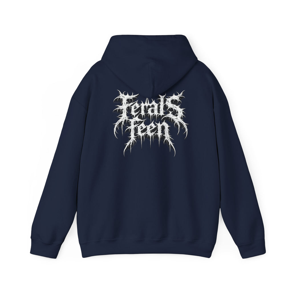 Ferals Feen (White Font) Hoodie