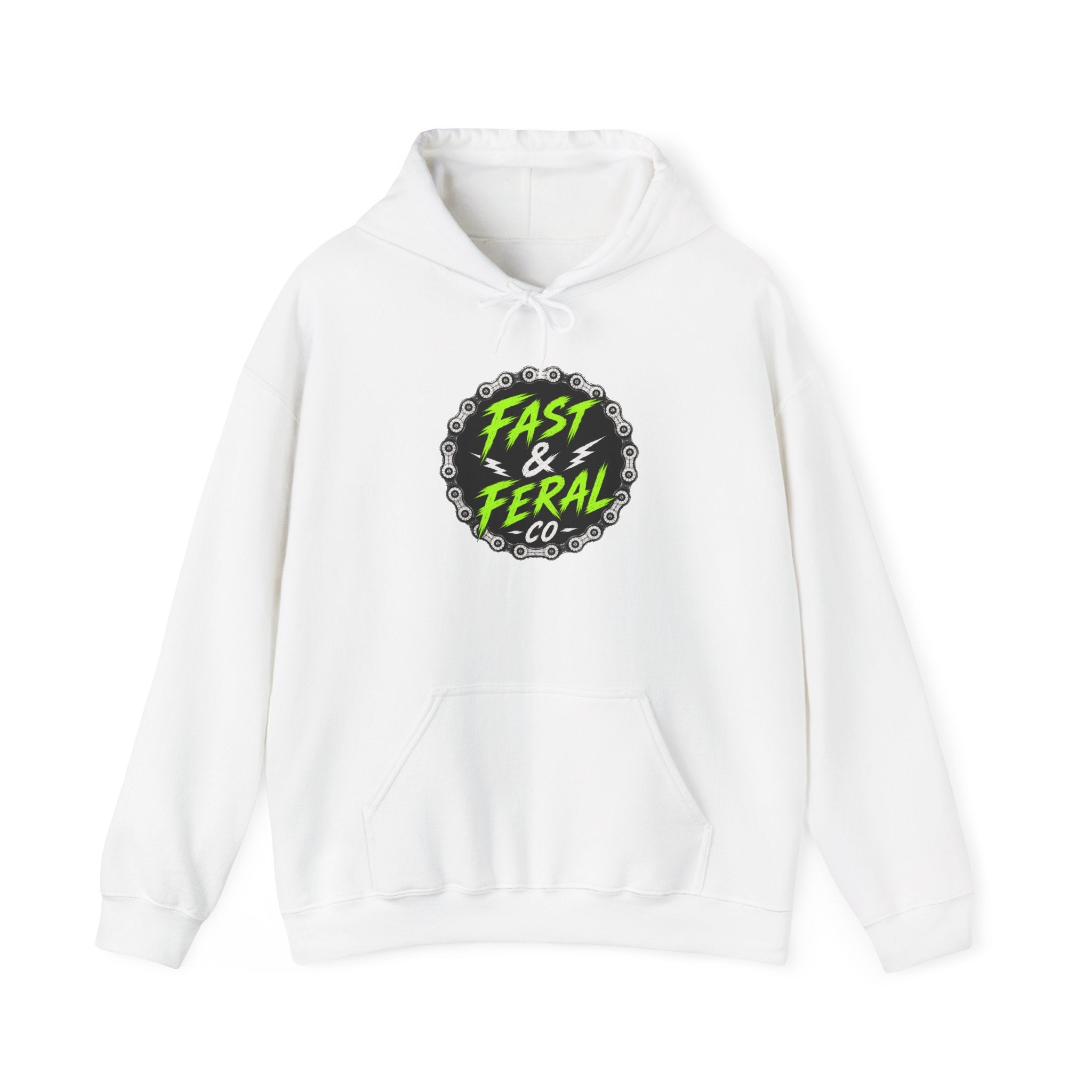 Ferals Feen (White Font) Hoodie