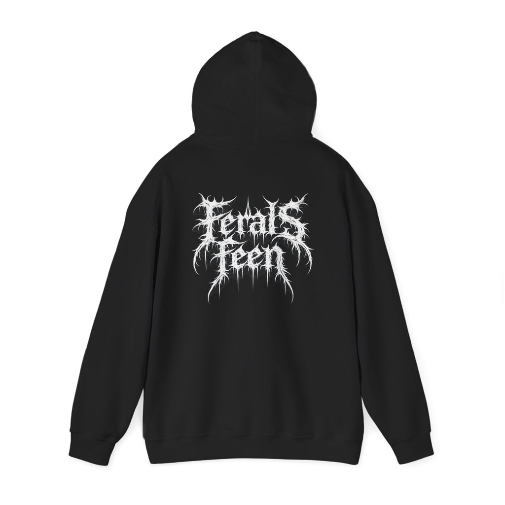 Ferals Feen (White Font) Hoodie