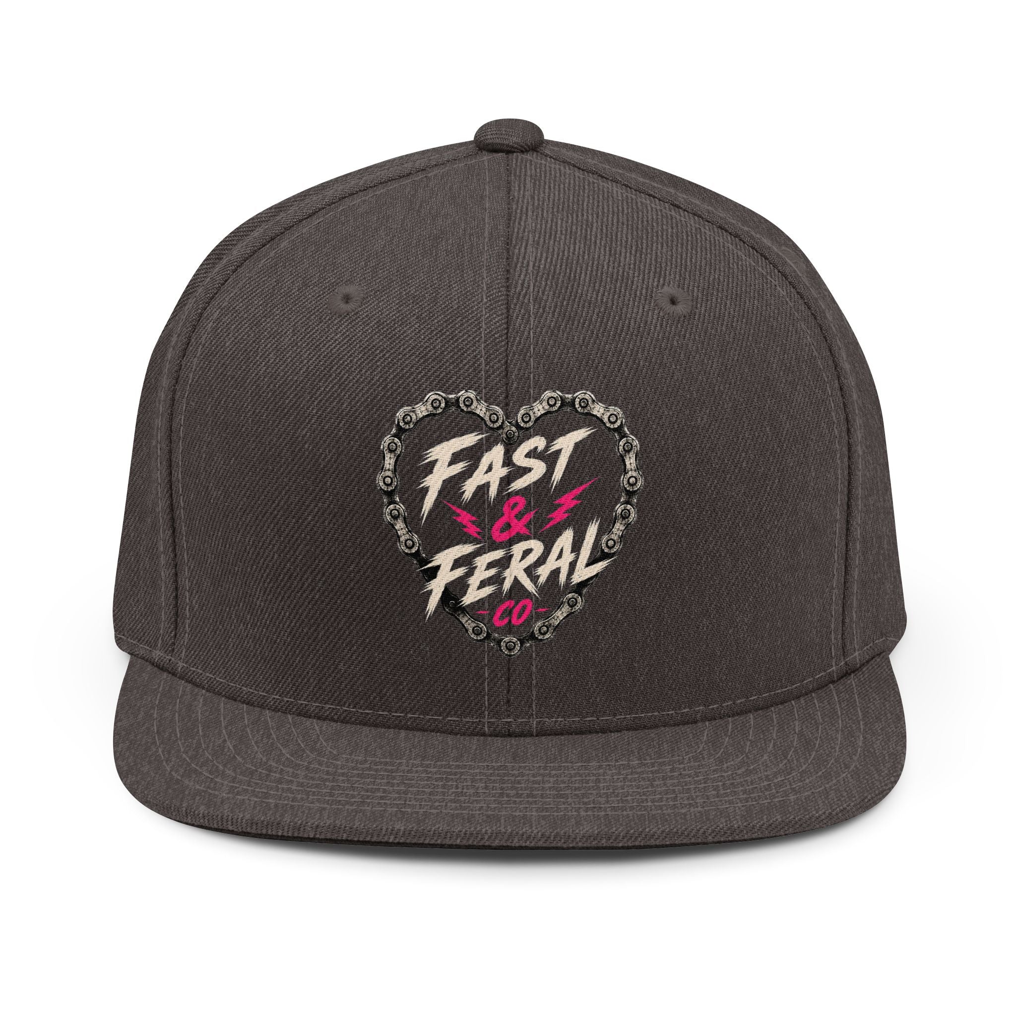 Fast & Feral Heart Snapback Hat