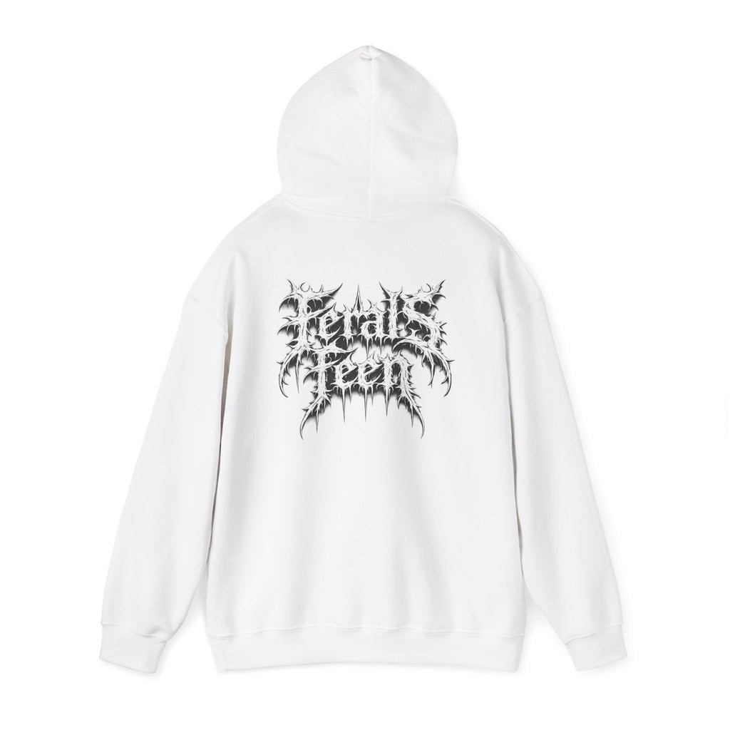 Ferals Feen (White Font) Hoodie