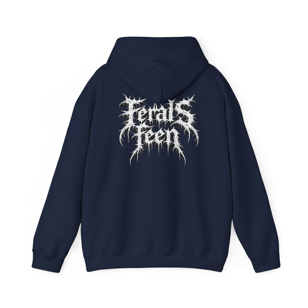 Ferals Feen (White Font) Hoodie