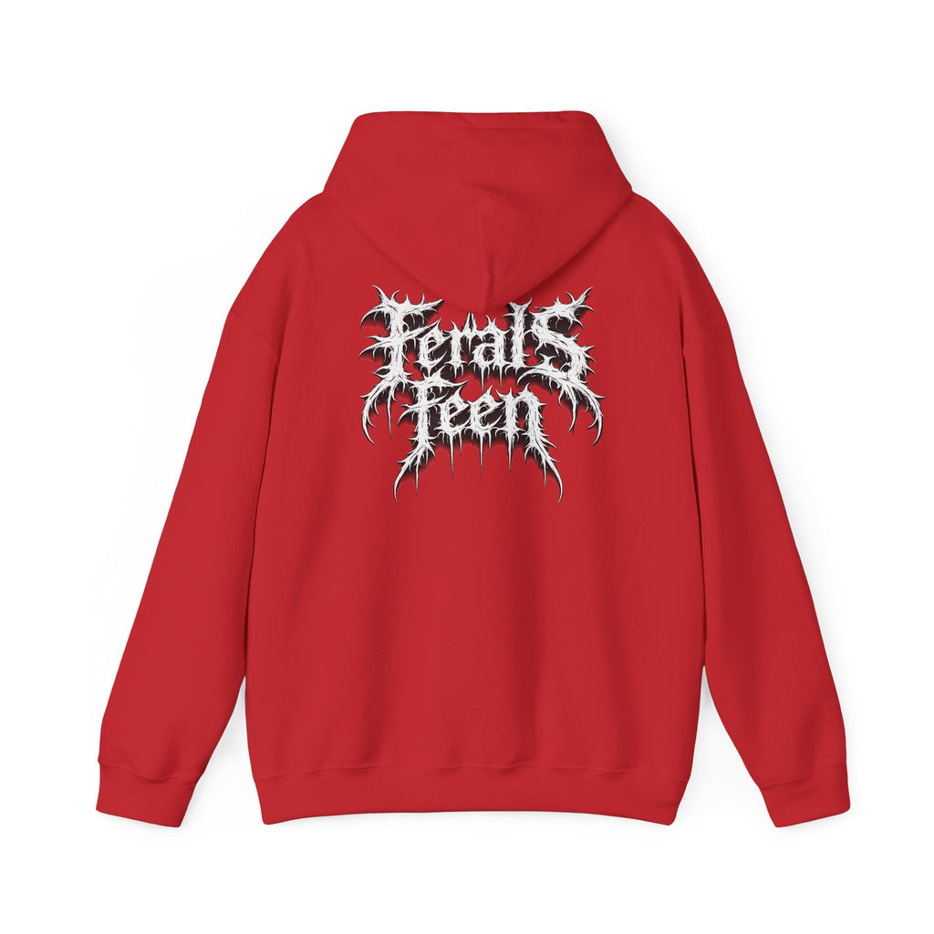 Ferals Feen (White Font) Hoodie