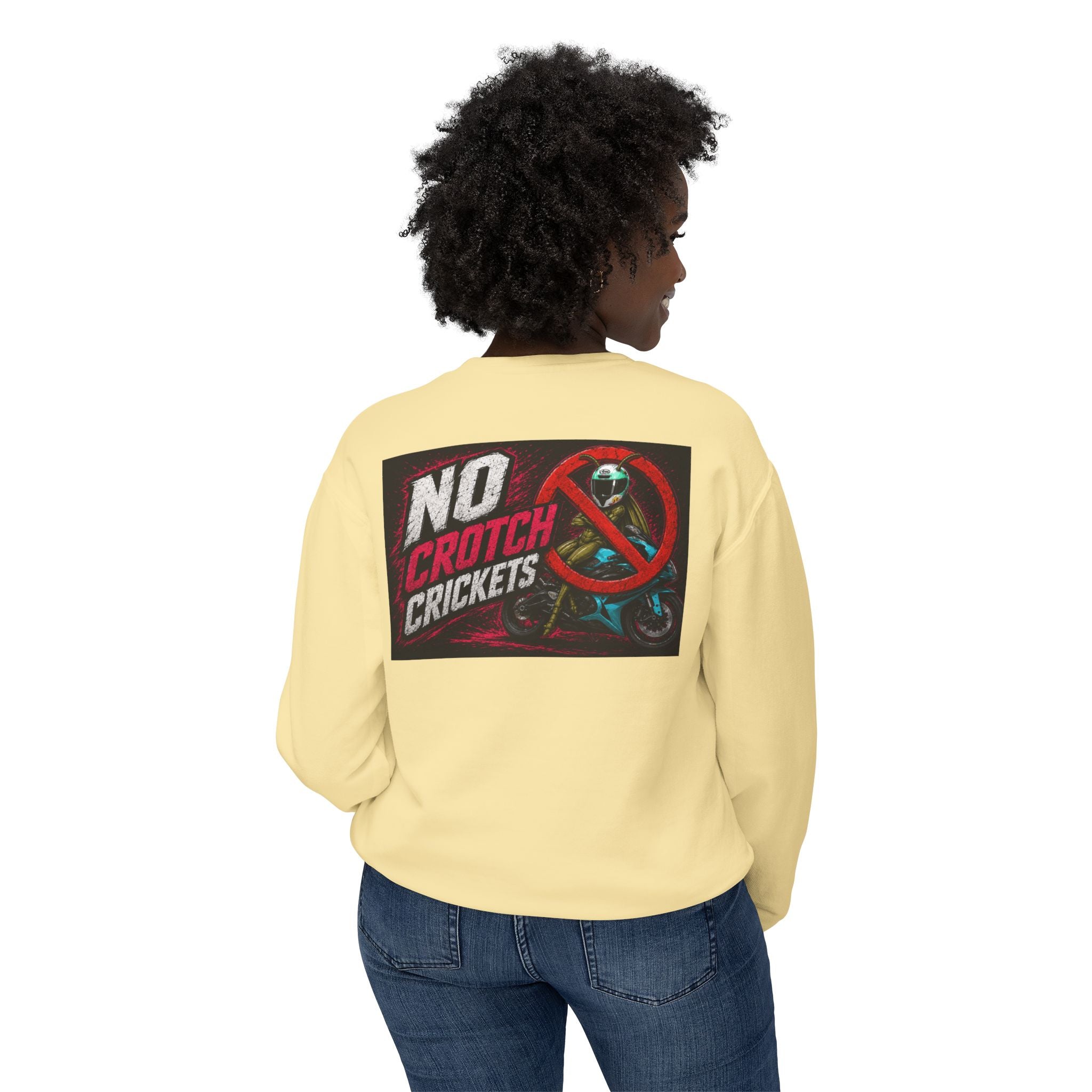 No Crotch Crickets Lightweight Crewneck Sweatshirt