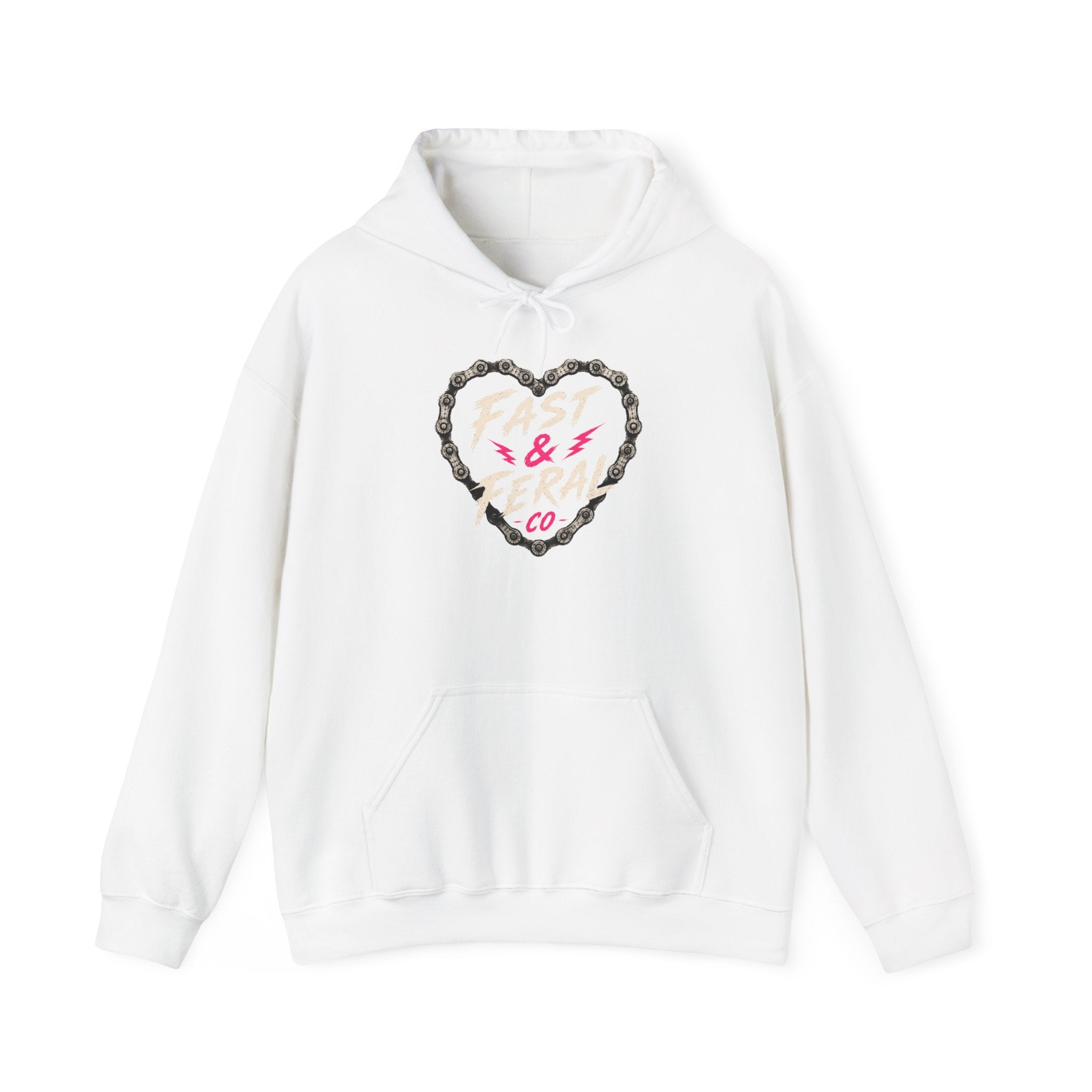 Ferals Feen (White Font) Hoodie
