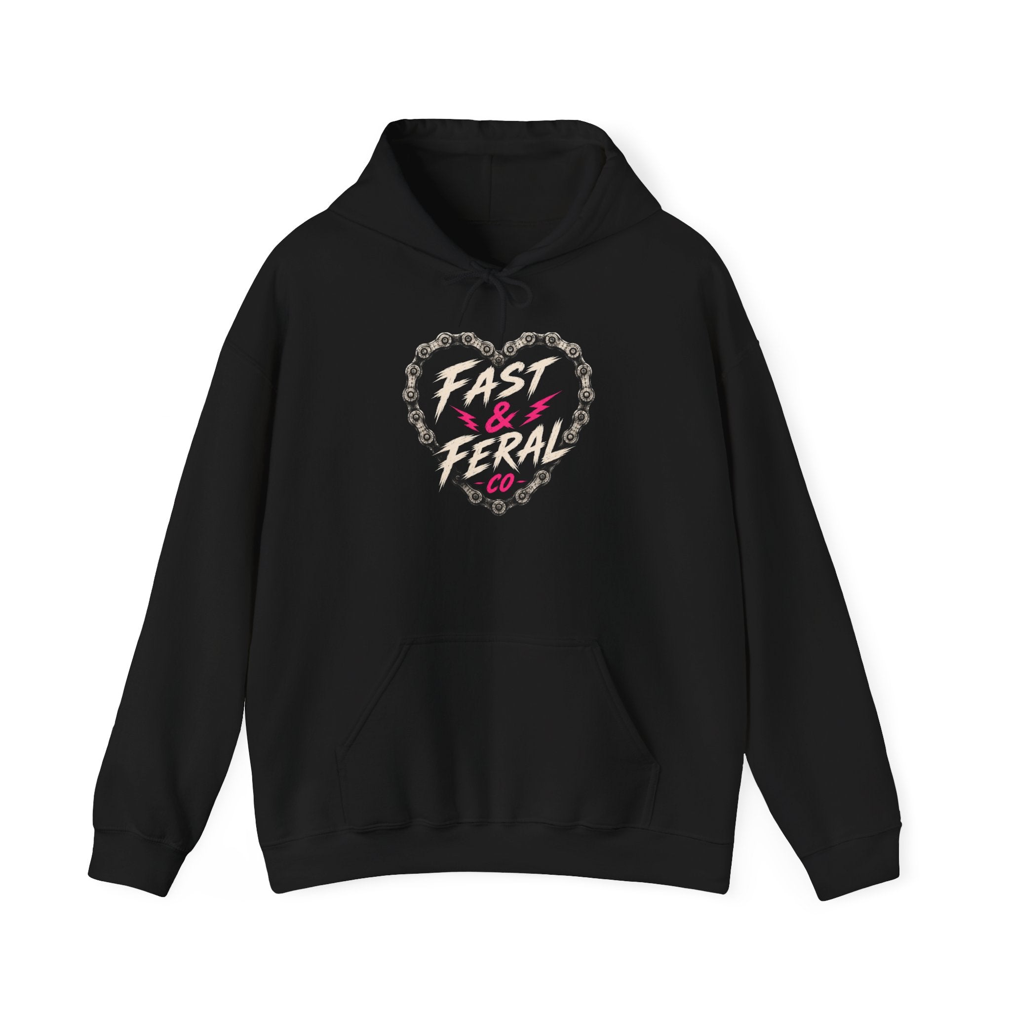 Ferals Feen (White Font) Hoodie